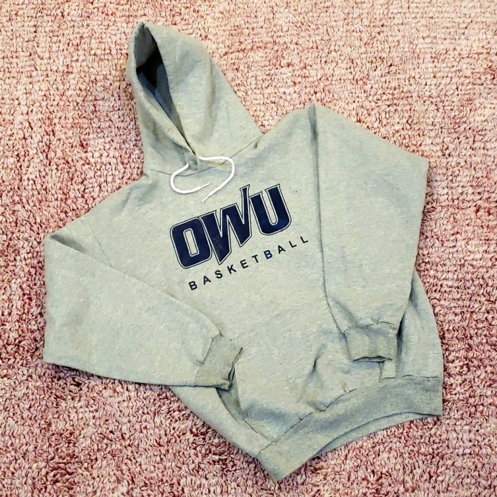 Champion OWU Hoodie Sweatshirt Grey Sz M